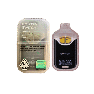BOUTIQ SWITCH V4 "FROSTIEZ" X "PURPLE PAPAYA" 2G DUAL TANK DISPOSABLE