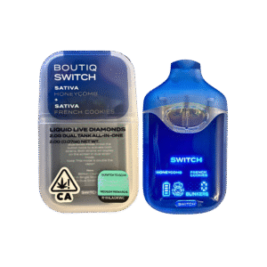BOUTIQ SWITCH V4 "HONEY COMB" X "FRENCH COOKIES" 2G DUAL TANK DISPOSABLE