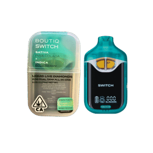 BOUTIQ SWITCH V4 "PINA COLADA" X "BLUEBERRY" 2G DUAL TANK DISPOSABLE