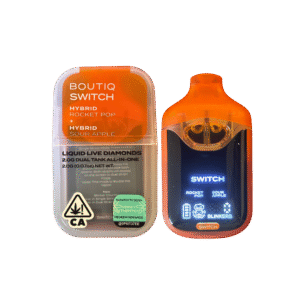 BOUTIQ SWITCH V4 "ROCKET POP X "SOUR APPLE" 2G DUAL TANK DISPOSABLE