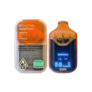 BOUTIQ SWITCH V4 "LIME Z" X "KIWI" 2G DUAL TANK DISPOSABLE