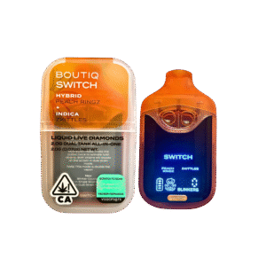 BOUTIQ SWITCH V4 "PEACH RINGZ" X "ZKITTLES" 2G DUAL TANK DISPOSABLE