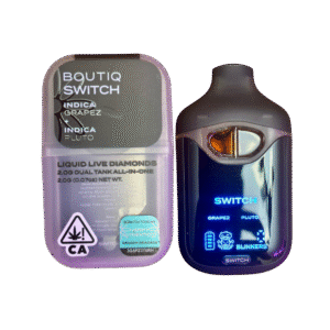 BOUTIQ SWITCH V4 "GRAPEZ" X "PLUTO" 2G DUAL TANK DISPOSABLE